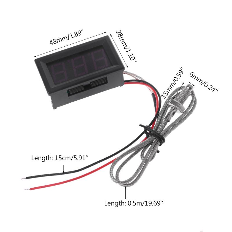 Termometer Tipe K M6 Dengan Sensor Suhu Tinggi