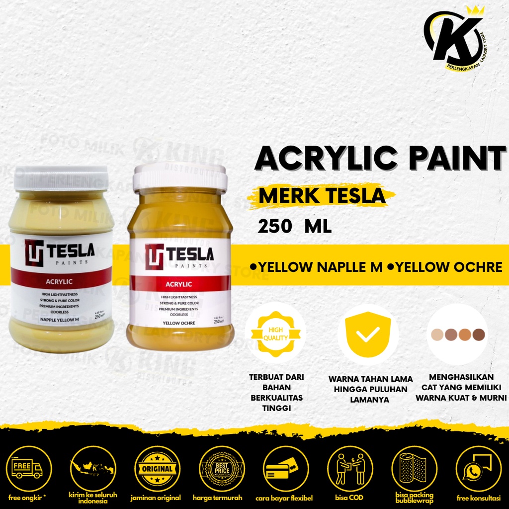 

Cat Akrilik Premium | Premium Acrylic Paint 250 ml TESLA