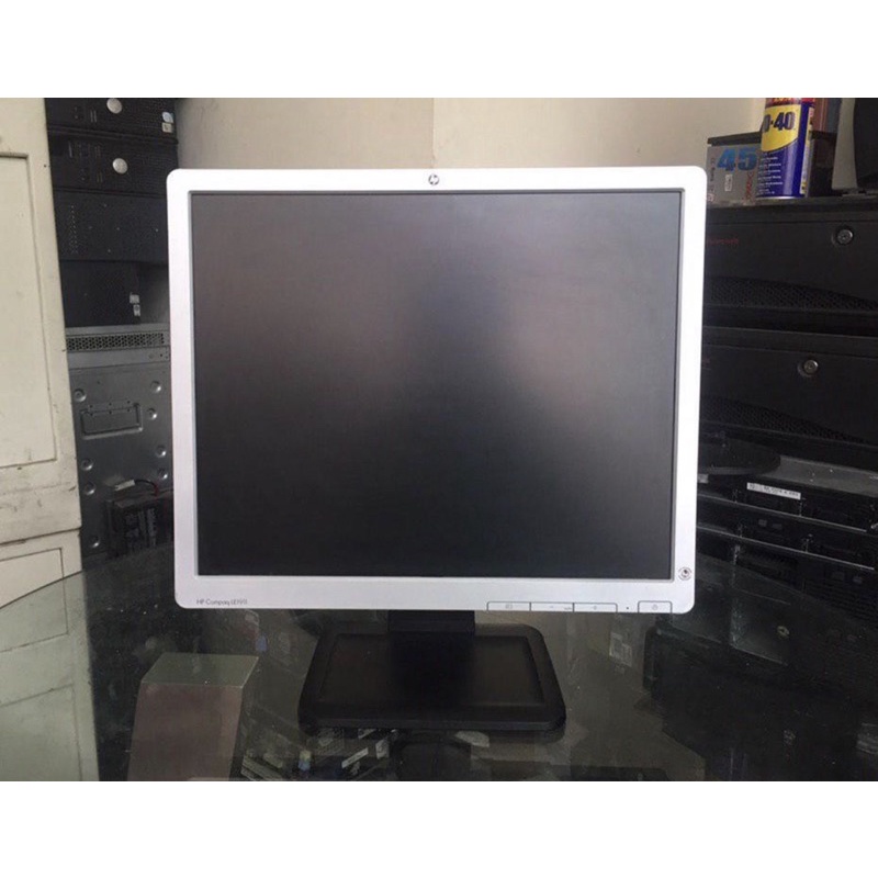 MONITOR MURAH HP 17inch - 19inch SQUARE KOMPLIT KABLE LIKE NEW