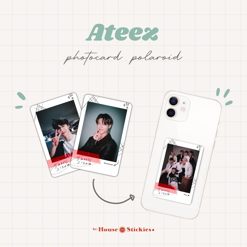 ATEEZ Photocard Polaroid Fanmade