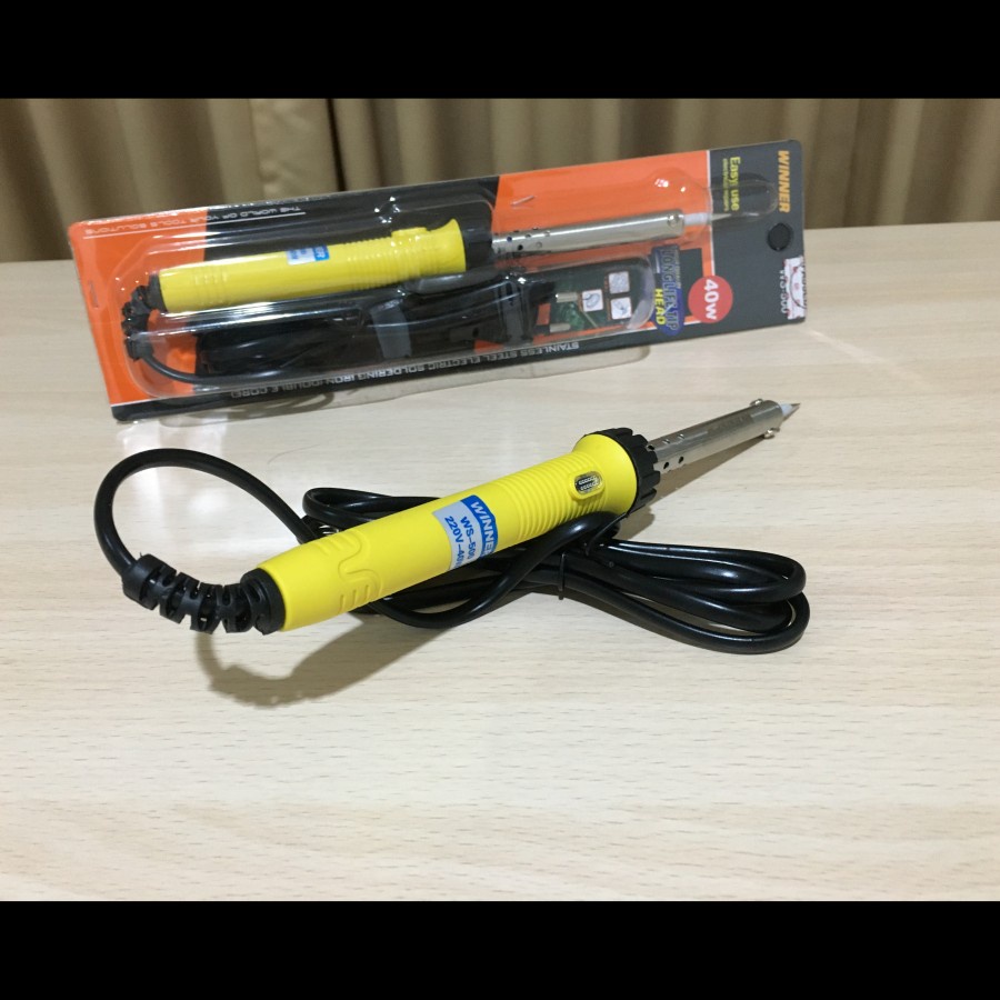 SOLDER 40 WATT WINNER WS-500 220V-40W LAMPU INDIKATOR KRISTAL
