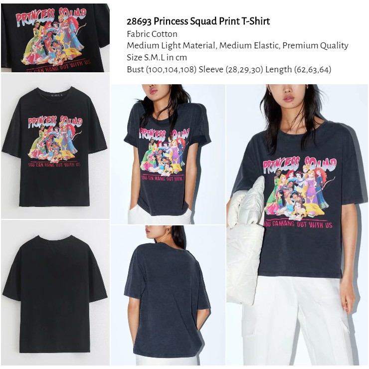 zara princess squad t shirt