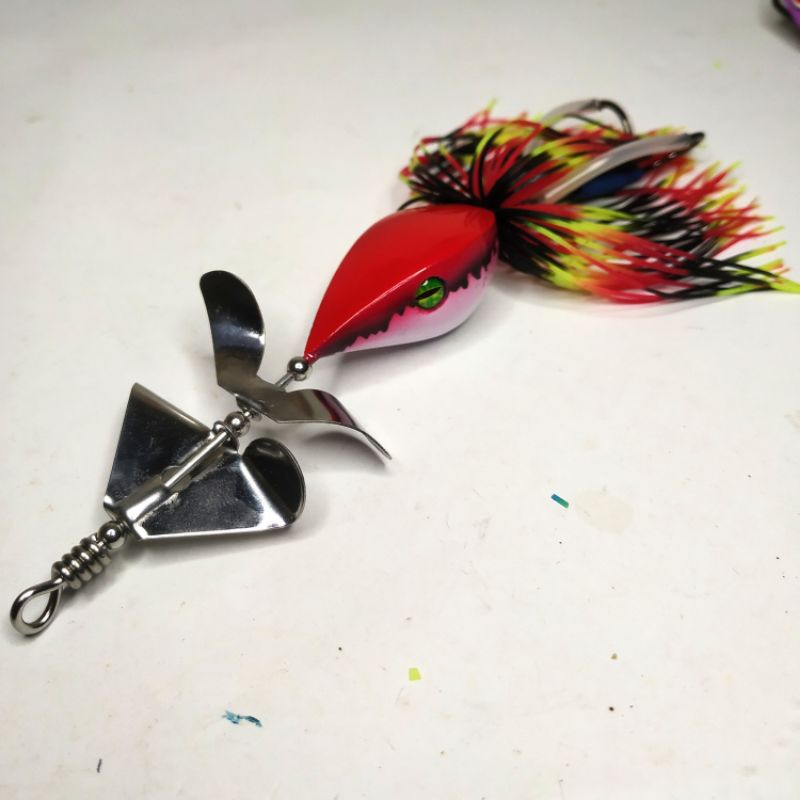 sleter bublle propeller, umpan toman gabus, lure casting