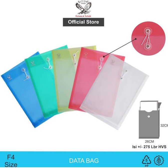 

BISA COD Eagle Data Bag Folder Fertikal Map Plastik Tali E 211V 1pack Isi 6pcs PROMOKode 3974