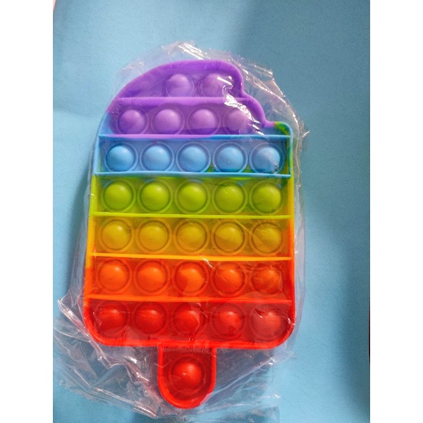 《READY STOCK 50+ JENIS》 Mainan Anak Pop it Fidget Unicorn Rainbow Versi 1-7
