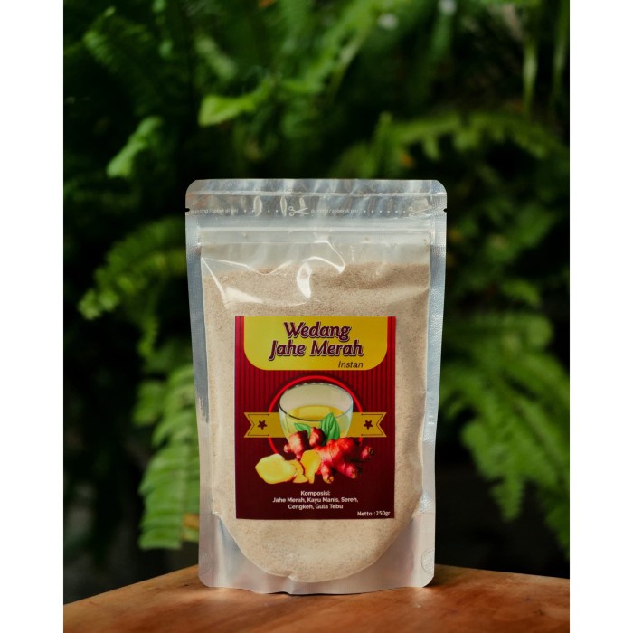

Wedang Jahe Merah Instan (BERKUALITAS)
