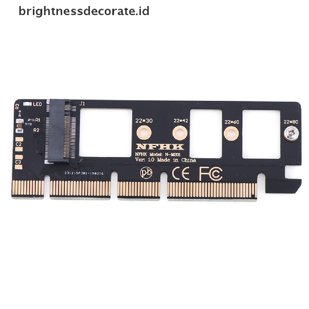 1x Nvme M.2 Ngff Ssd Ke Pci-E Express 3.0 16x X4 Adapter Riser Card Converte