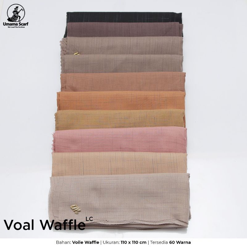 PAKET USAHA JILBAB SEGI EMPAT VOAL WAFFLE | KERUDUNG UMAMA VOAL POLOS | HIJAB KODIAN