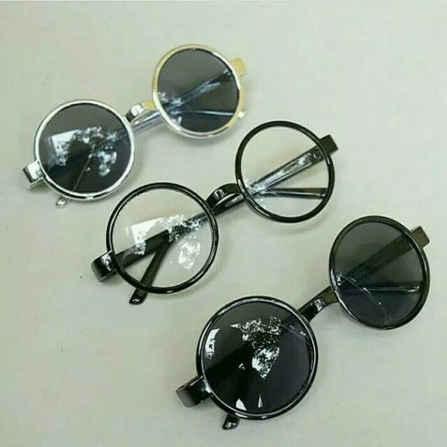 Kacamata Boboho Hitam Bulat Anak dan Bayi - Round Sunglasses Baby n Kid