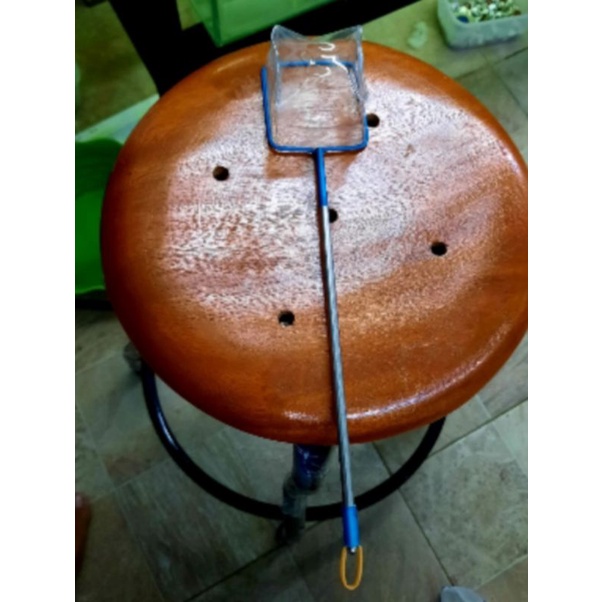 Gayung/Serok mika gagang stainless untuk ikan