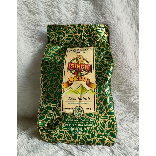 Robusta Singa Coffee/Kopi Bubuk Singa 180 gr