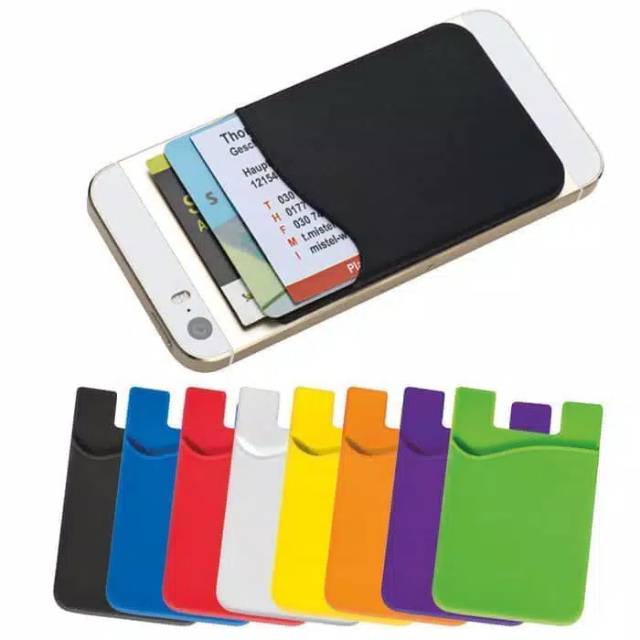 Card Holder Tempat Kartu Sarung Hp Dompet Sticky