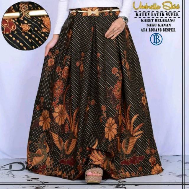 Rok batik klok payung jumbo | batik klasik