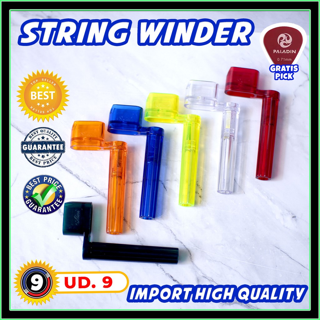 String Winder Pemutar senar Stelan gitar