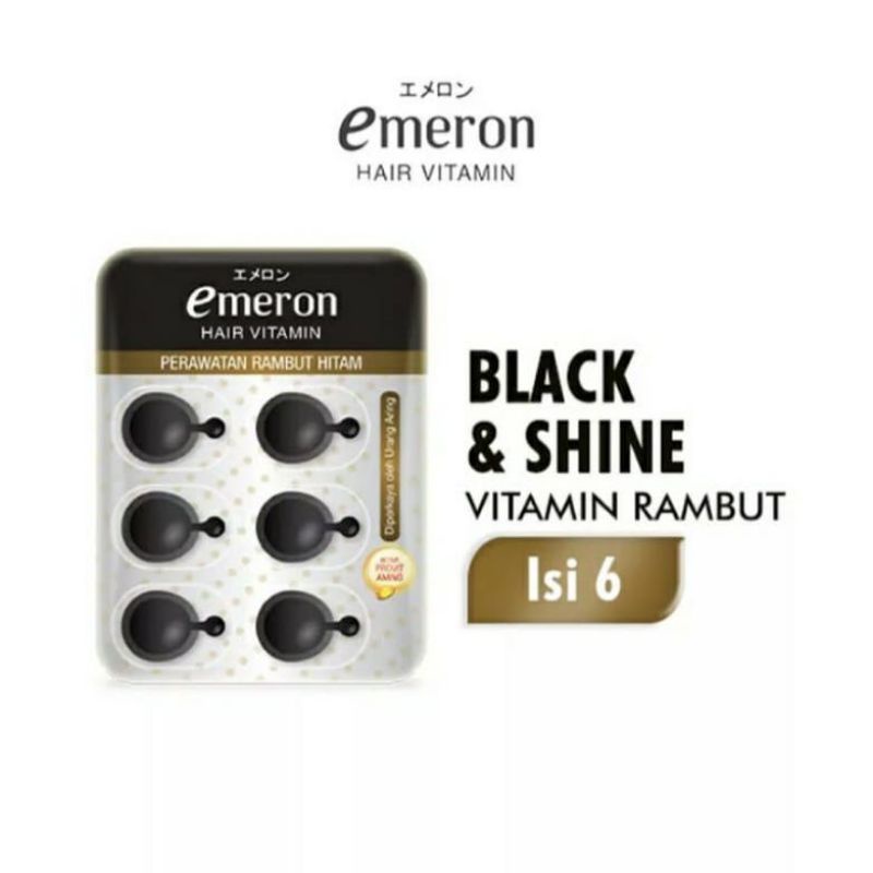 Emeron Hair Vitamin Black & Shine