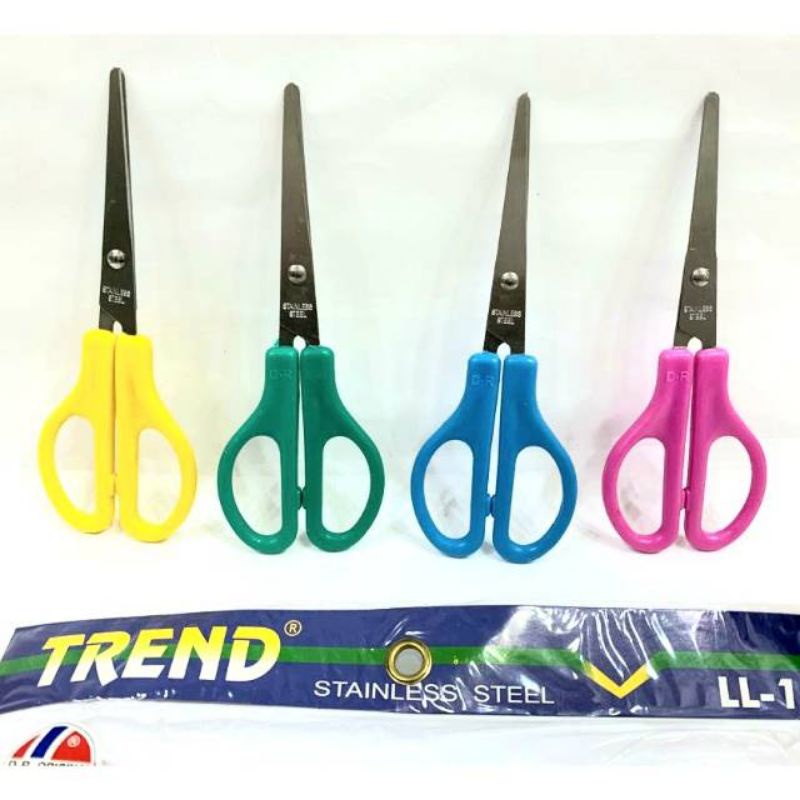 Gunting kertas serbgana 3 Warna - gunting stainless steel