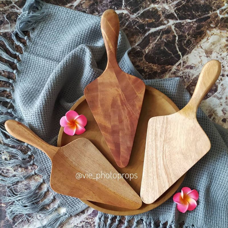 1 pc Spatula Cake Mahoni