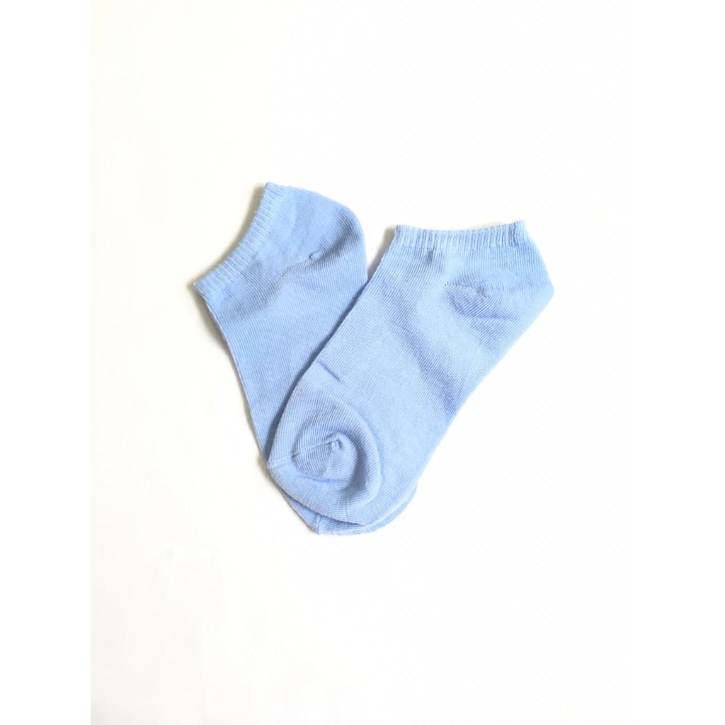 HaiWai COD (4) Kaos Kaki Polos Wanita Ankle Kaos kaki Cute Kaos Kaki Motif Kaos Kaki Semata Kaki Socks U16-3