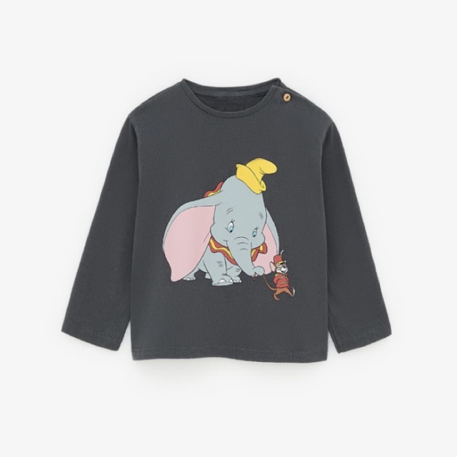 ZARA - Disney Dumbo T-shirt Grey
