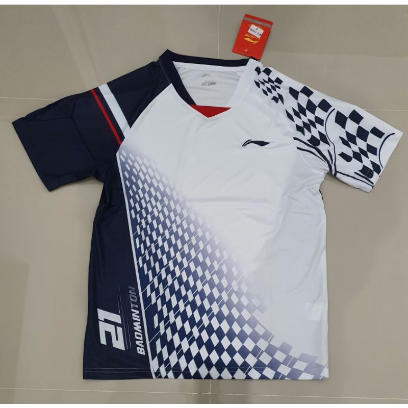 (L21028)JERSEY BADMINTON LINING IMPORT KAOS BULU TANGKIS BAJU OLAHRAGA