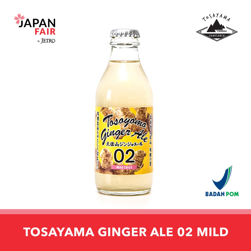 Minuman Tosayama Ginger Mild 02 Premium Jahe organik