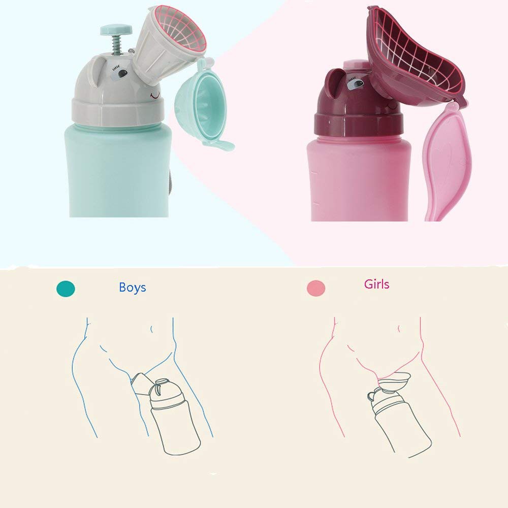 Travel potty pee bottle (girls / boys)