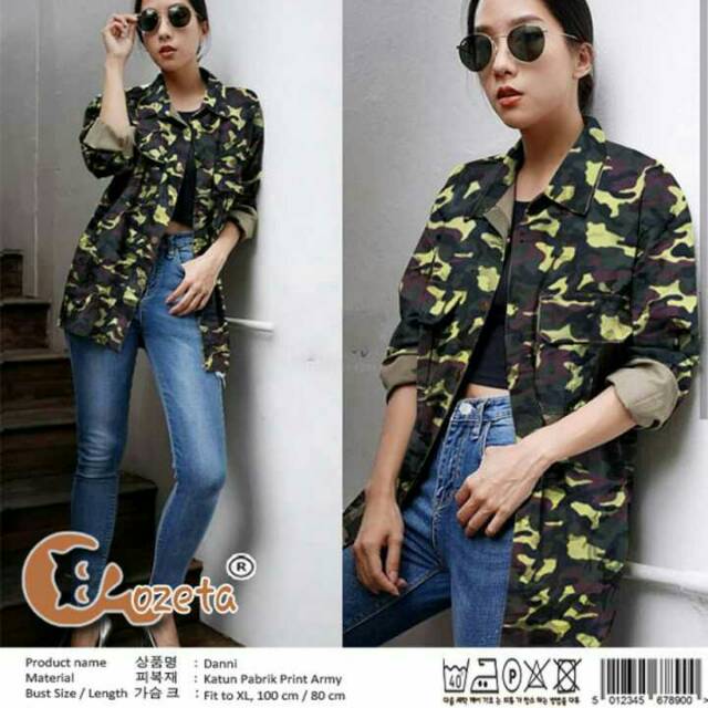 BAJU ATASAN WANITA DANNI kemja loreng