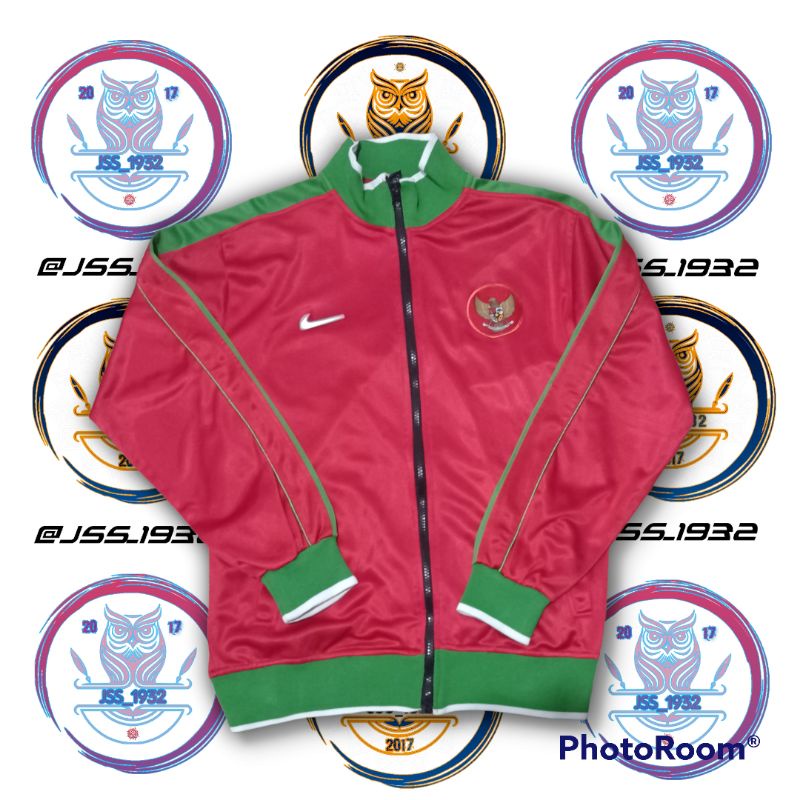 Jaket  Anthem / Tracktop TIMNAS INDONESIA Second Used Bekas Preloved Murah M