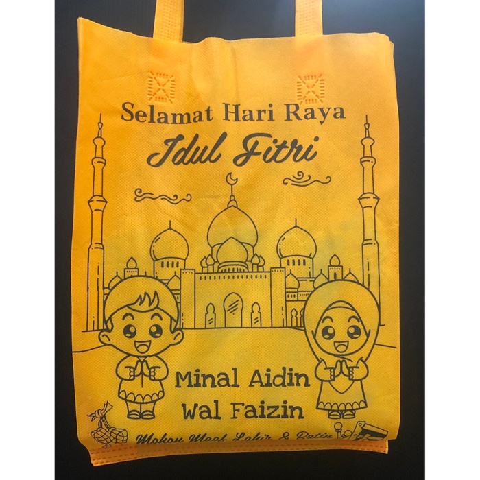 

TERLARIS TAS SPUNBON LEBARAN (35x25x8cm) 55GSM - Orange
