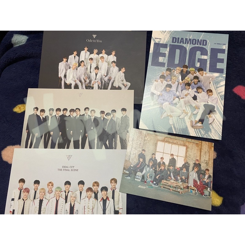 seventeen redletter concert OT13 postcard lafuma vernon ssp ideal cut ode to you diamond edge