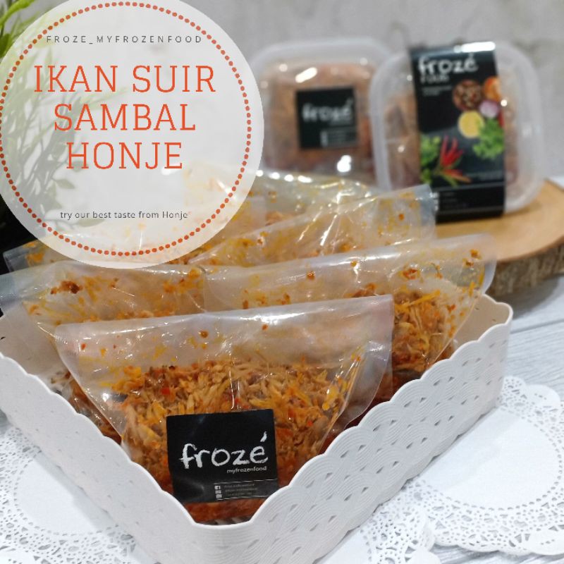 

IKAN SUIR SAMBAL HONJE, Sambal Kecombrang, 250gram, NO MSG NO PEGAWET