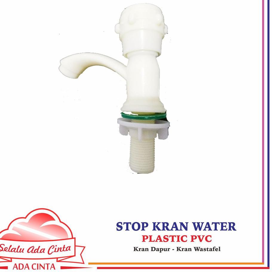TZT STOP KRAN / KRAN WASTAFEL BAHAN PLASTIK PVC TERRA 