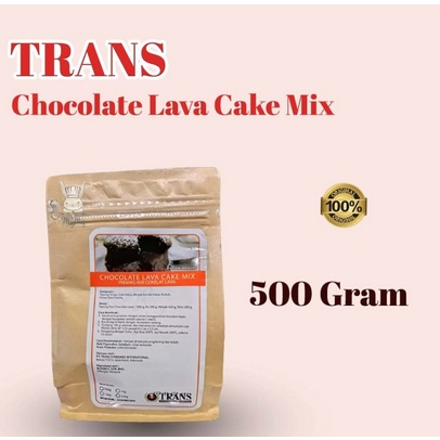 

TRANS CHOCOLATE LAVA CAKE MIX 500gr