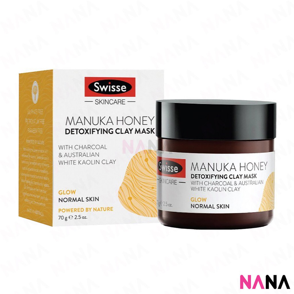 Download Swisse Manuka Honey Detoxifying Facial Mask With Charcoal Kaolin Clay 70g New Packaging Shopee Indonesia Yellowimages Mockups