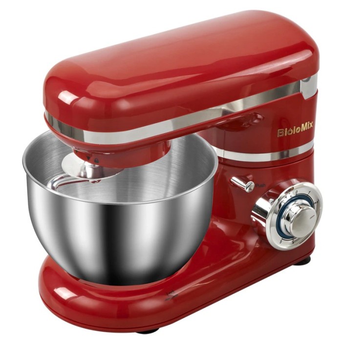Biolomix Alat Pembuat Kue Roti Stand Mixer Whisk Blender 1200W 4L - BM