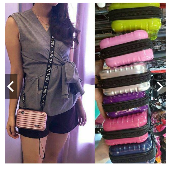 VIE'S cOLLECTION ❤[Bayar Di Tempat] Forever Young Brand Mini Koper Bag Tas Slempang Wanita