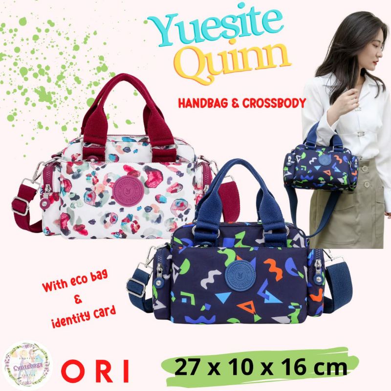 TAS WANITA TENTENG SELEMPANG FASHION IMPORT MOTIF UNIK YUESITE QUINN