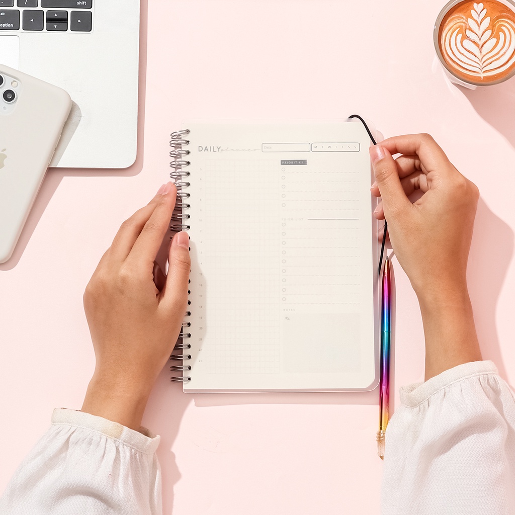 

Bukuqu Notebook Spiral A5 - SM103 Daily Planner