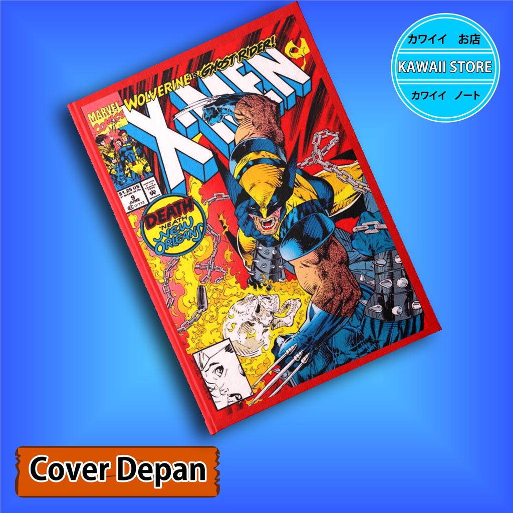 

Notebook / Pocket book Hard Cover Film Marvel XMEN KLASIK 03 uk A5 & A6 / Notes Book