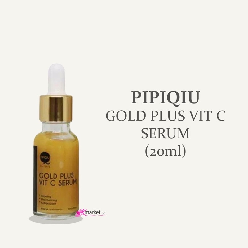 PROMO PIPIQIU SOLUTION SERUM GOLD PLUS VIT C ACTIVE ORIGINAL BPOM 20ML