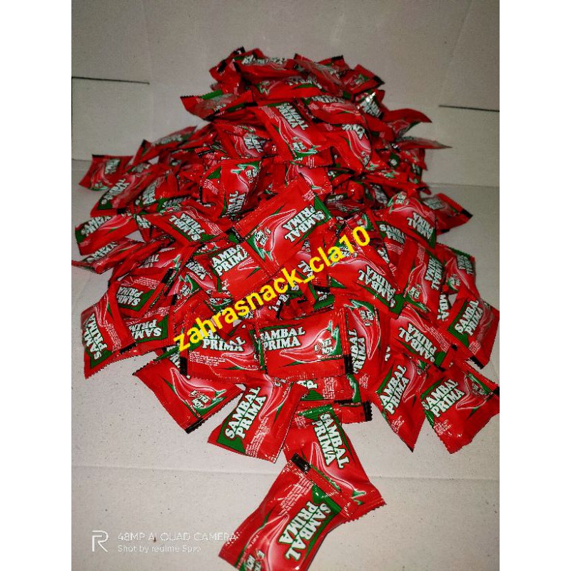 Saos sachet murah mini Sambal Prima isi 50pcs