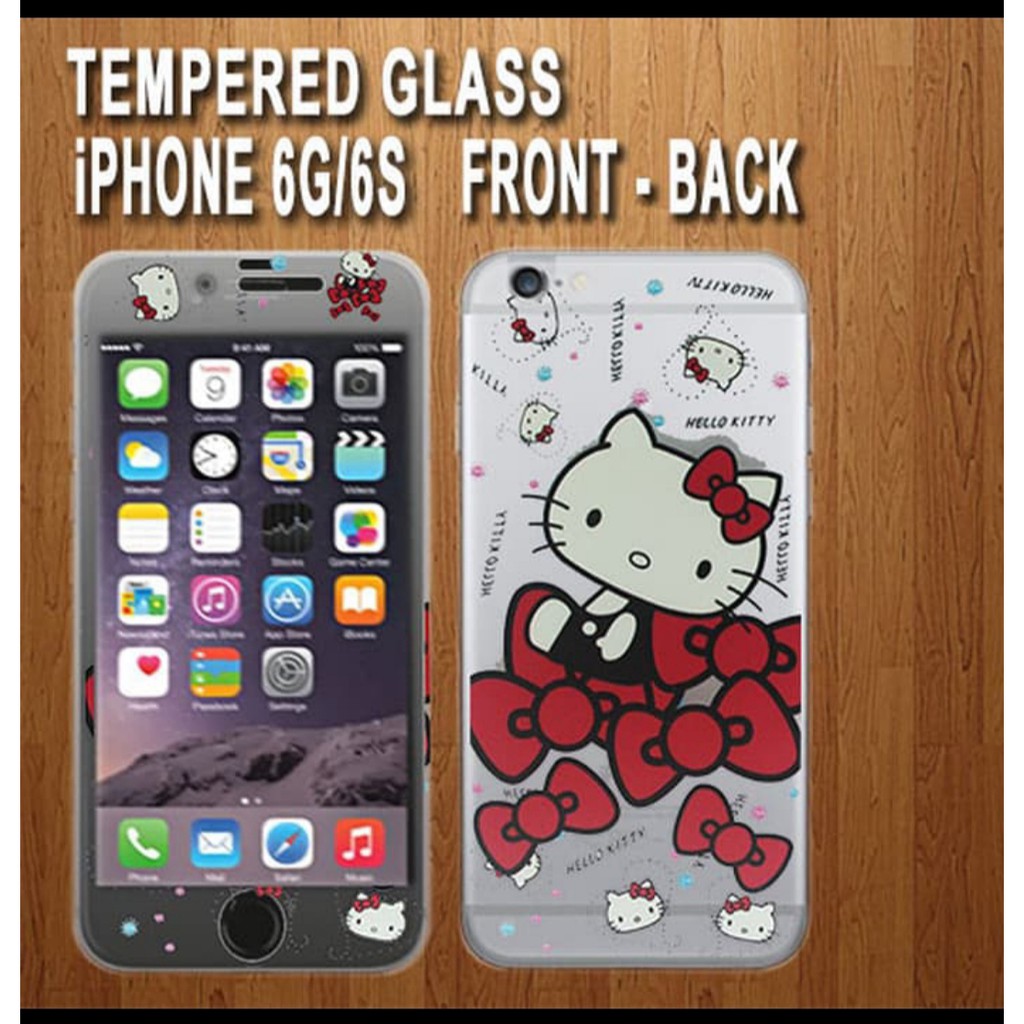 Tempered Glass Iphone 6G / 6S Karakter