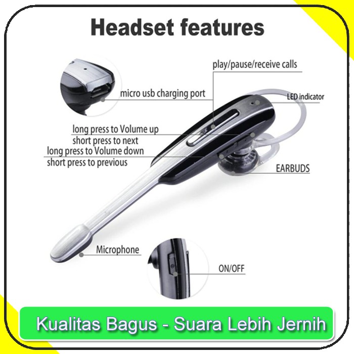 JUAL Kualitas Bagus Headset Bluetooth SAMSUNG | Handsfree | Earphone MURAH