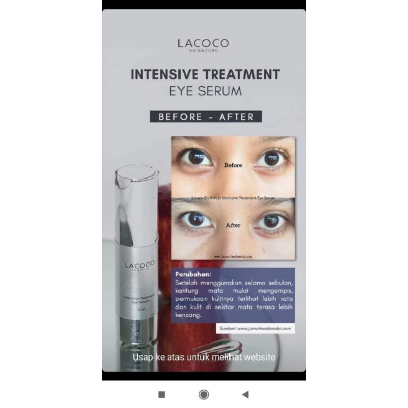 Eye Serum Lacoco