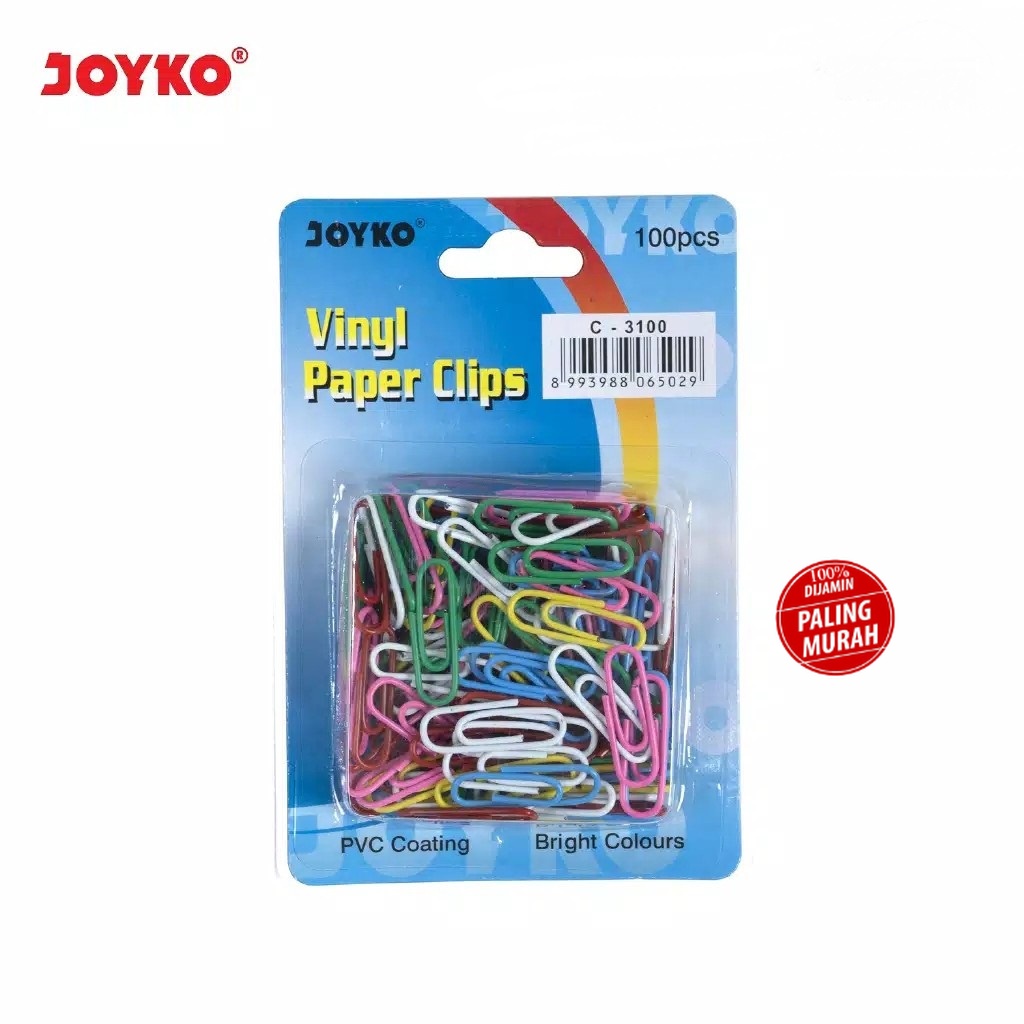 

Paper Clip/Klip Warna Joyko 1 Bungkus / pak