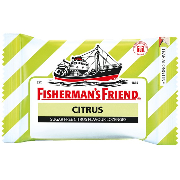 

Permen Fisherman's Friend Citrus Sugar Free 25GR