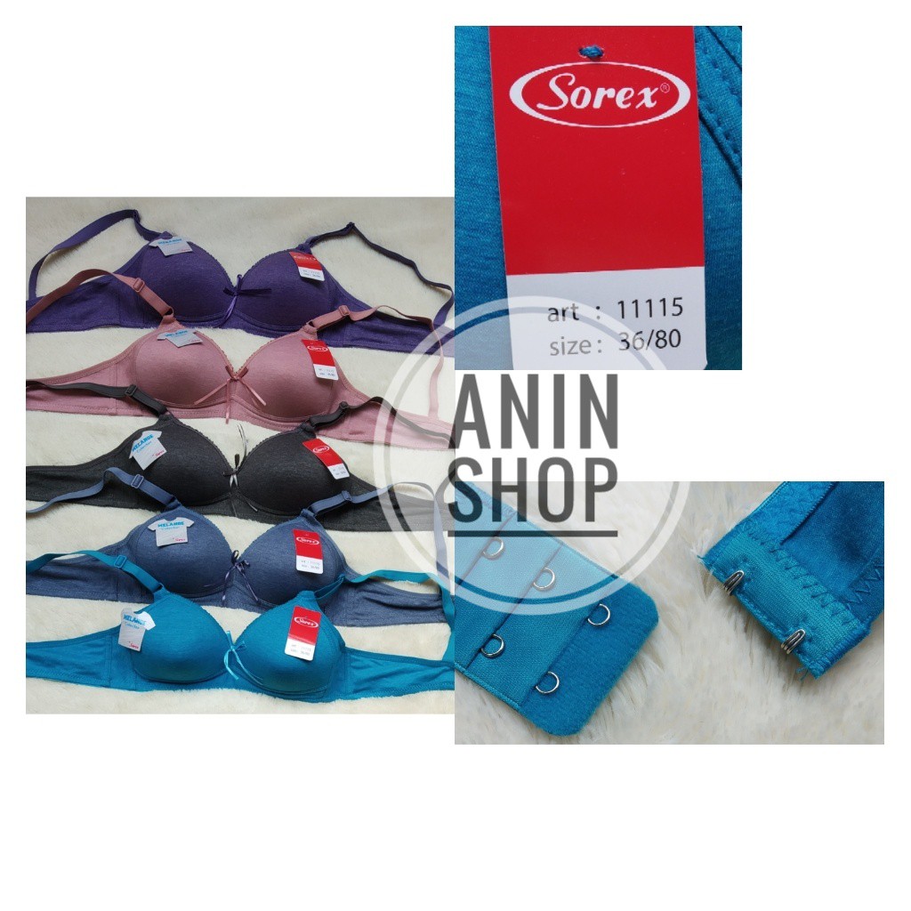 BH Sorex Busa Tanpa Kawat 11115 | Bra Sorex wanita dewasa | bh sorex kancing 2