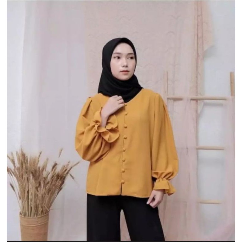 Atasan Terbaru / Viore Blouse / Tunik wanita / Atasan Tunik Terbaru / Atasan Termurah / Terlaris