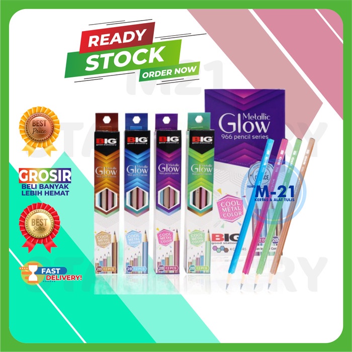 

PENSIL 2B BIG 966 METALIC