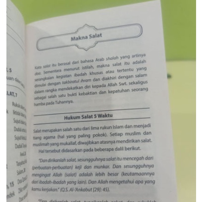 BUKU SAKU AGAMA PANDUAN RINGKAS SIFAT SALAT NABI SAW